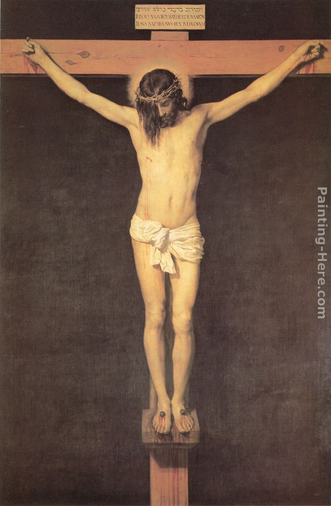 Christ on the Cross painting - Diego Rodriguez de Silva Velazquez Christ on the Cross art painting